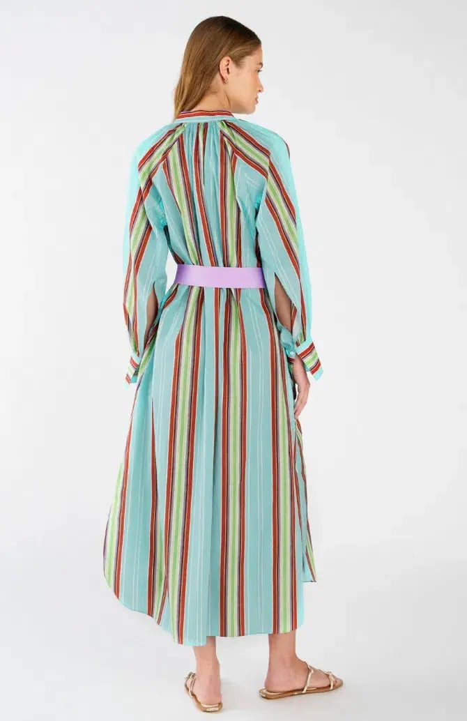 Oroton Shirtdress Midi Multi Size 12 photo 4