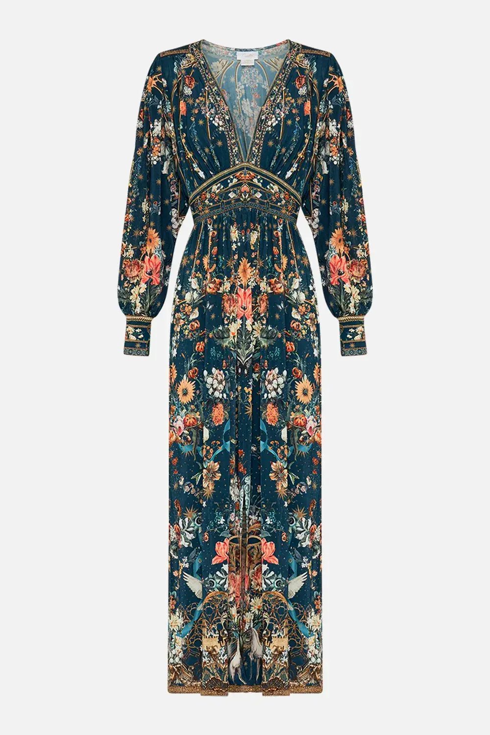 Camilla V Neck Waisted Jersey Dress AU 10 photo 3