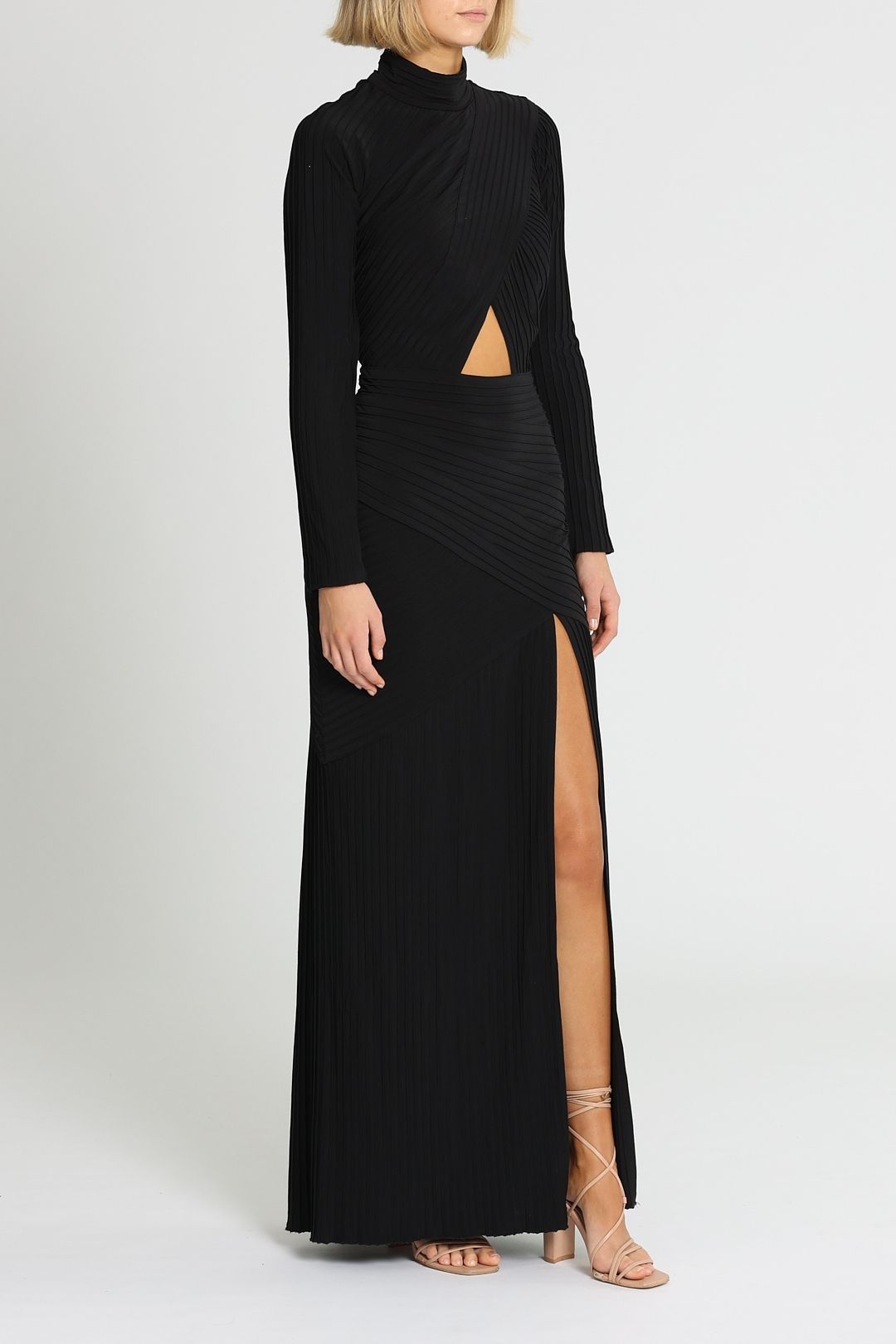 Seneca Open Back Pintuck Gown photo 3
