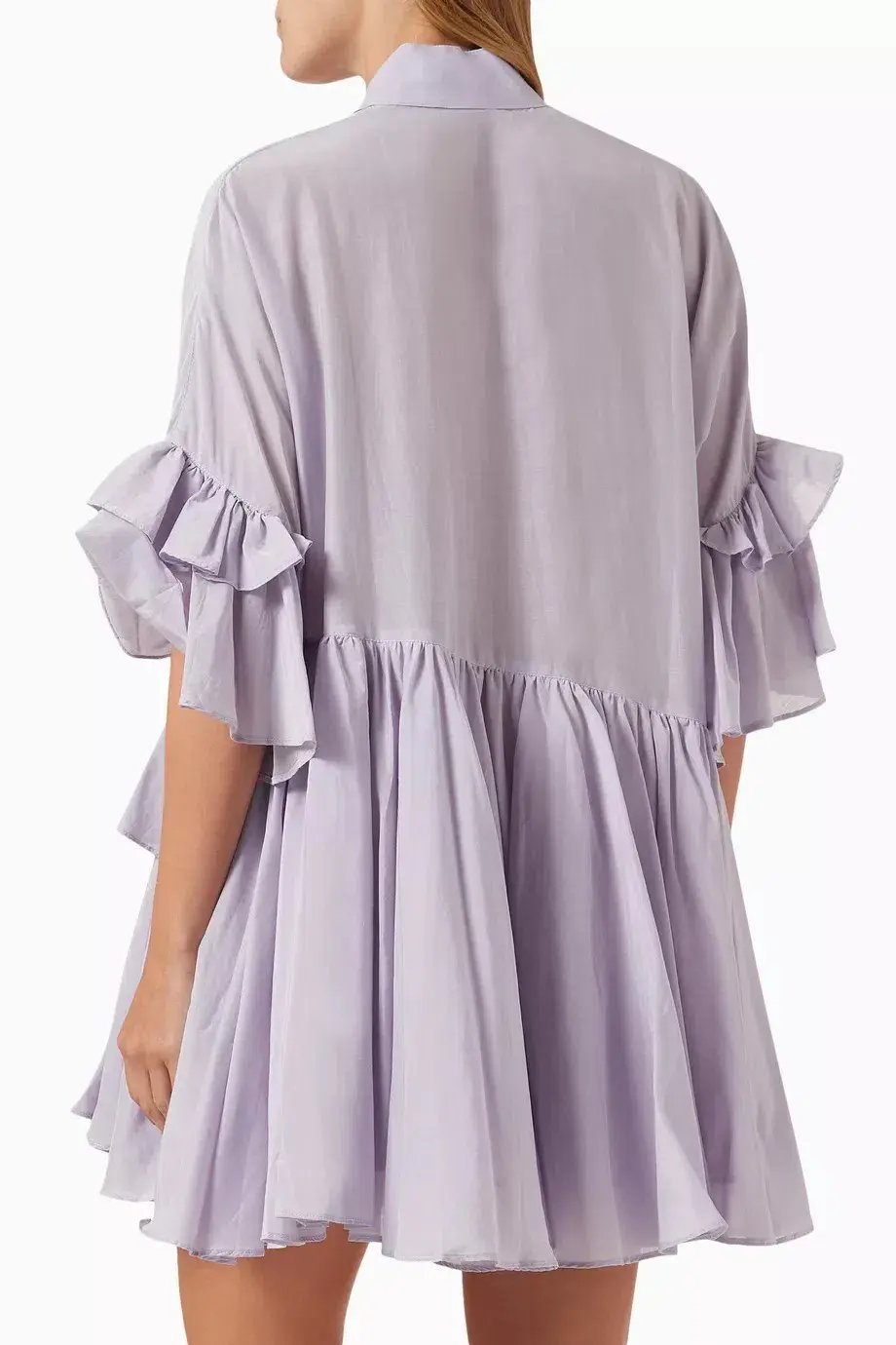 Morton Mac Margrit Dress Purple Size 10 photo 4