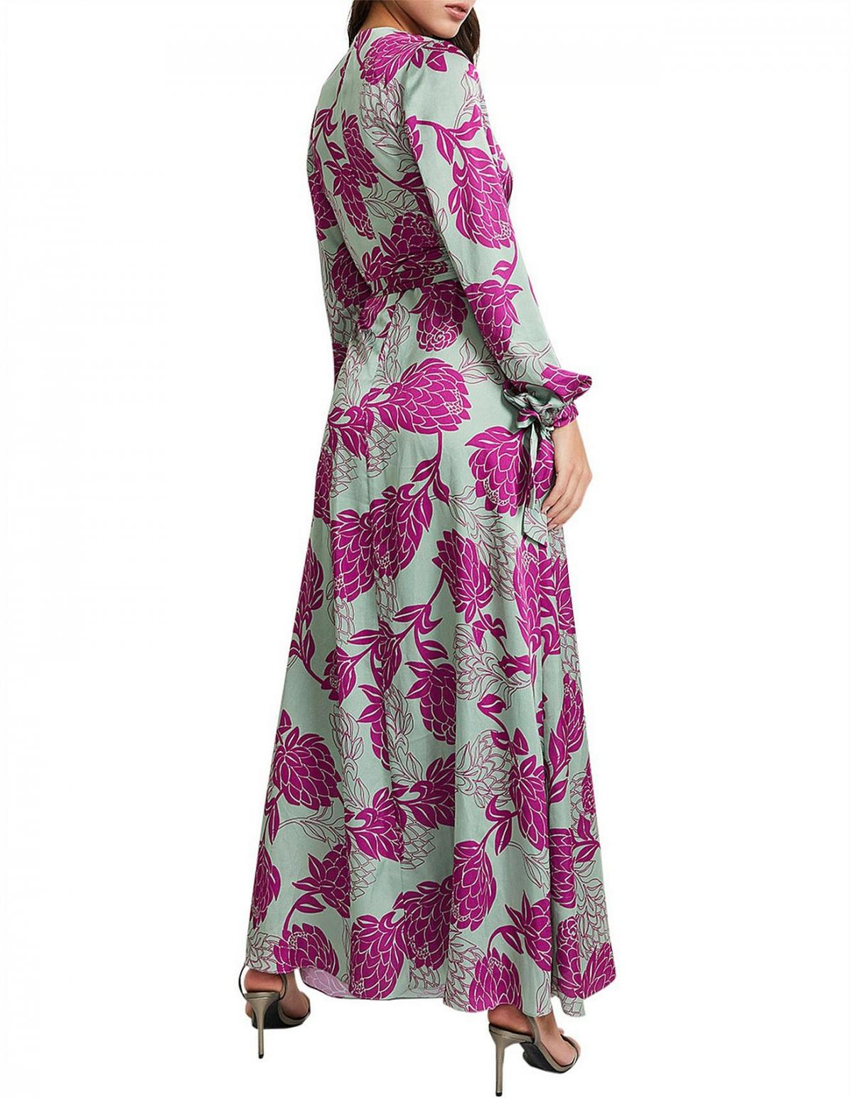 PATBO Cecilia Warp Maxi Dress Aqua photo 3