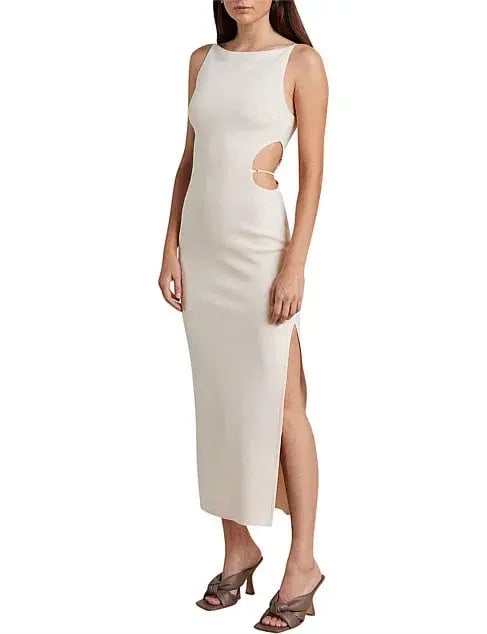 Bec & Bridge Cammi Cutout Dress Vanilla Size 8 photo 2