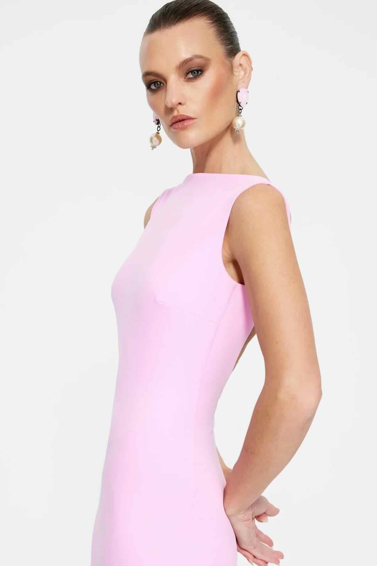 EFFIE KATS VERONA GOWN - TAFFY PINK photo 5