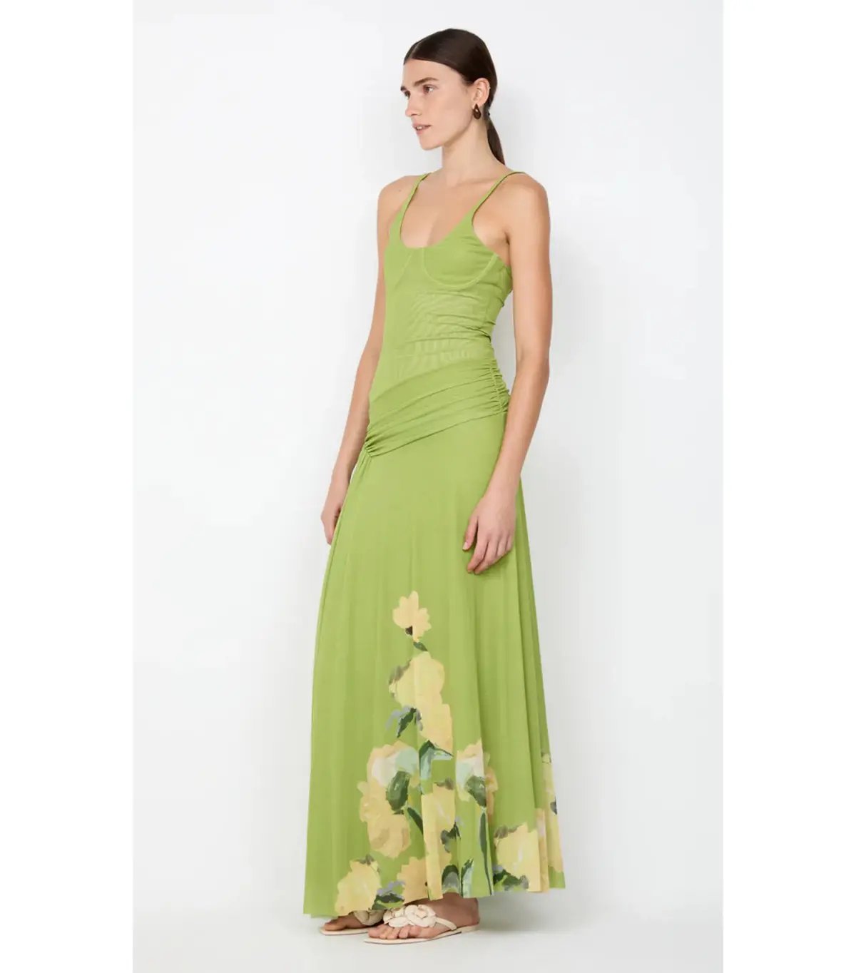 Bec & Bridge Citrina Maxi Dress Aniya Floral Size AU 8 photo 2