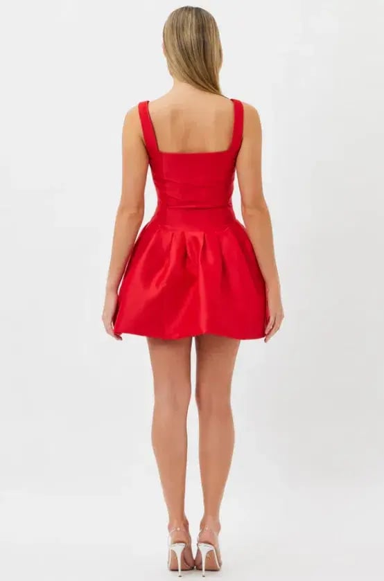 Bianca & Bridgett Alba Mini Dress Red Size 6 photo 3