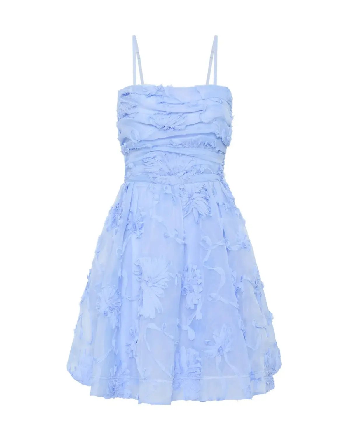 Aje Evangeline Mini Dress Light Sky Blue Size AU 12 photo 4