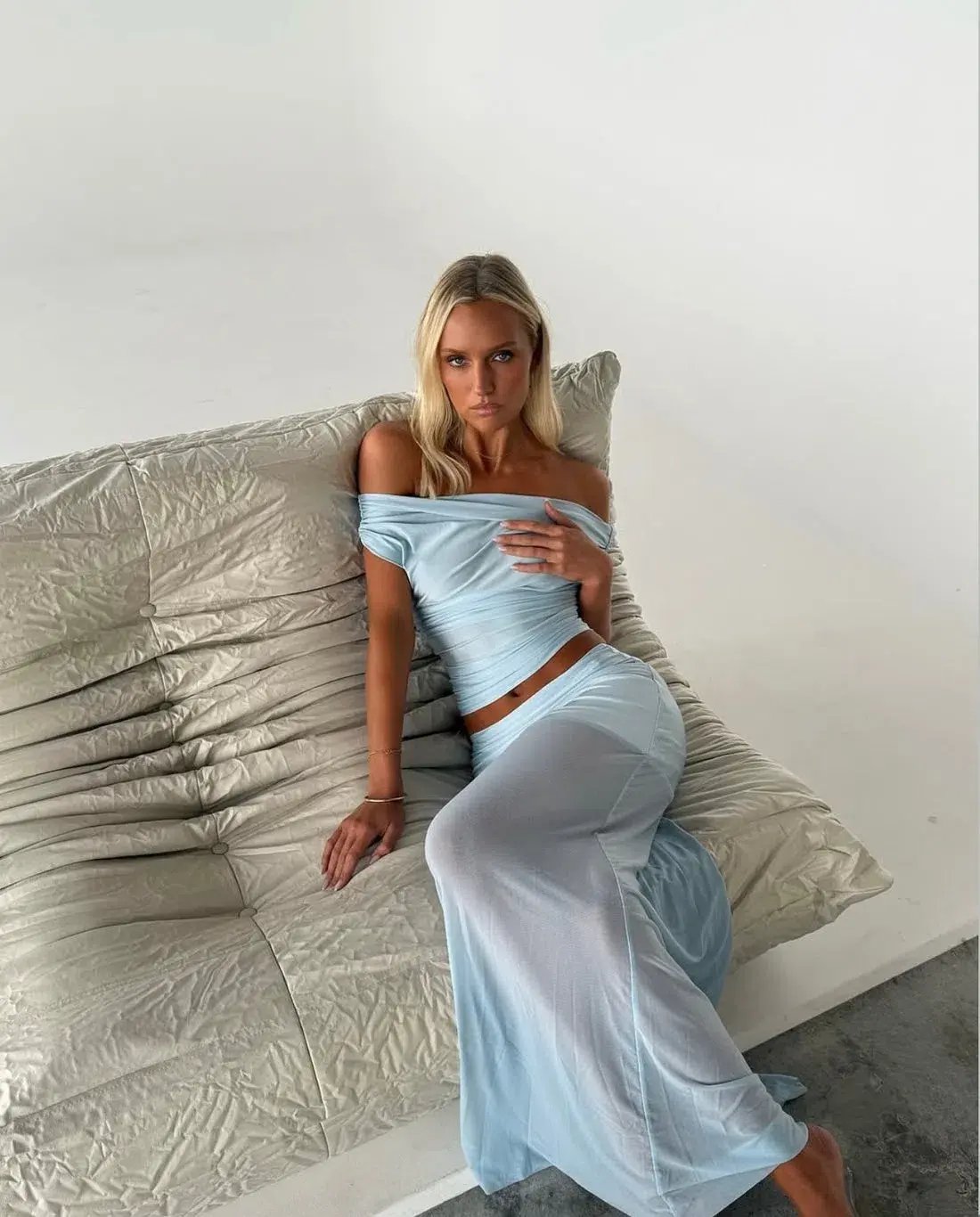 Ance Gria  Grace Set Blue Size M/Au 10 photo 3