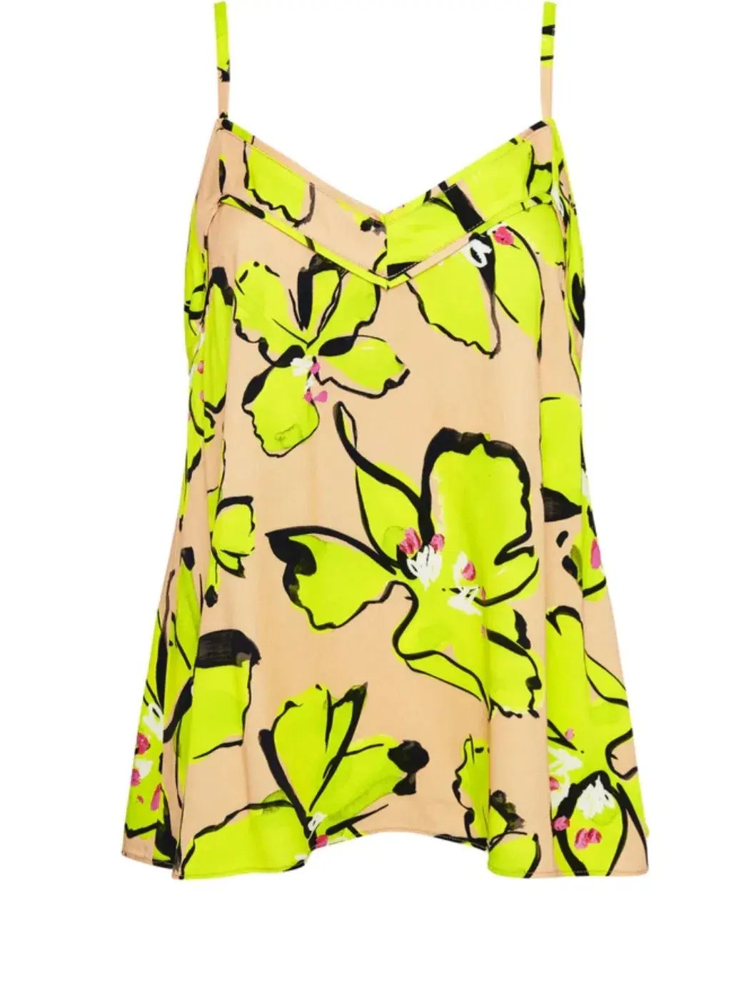 Aje Pelicano Citrus Bloom Strap Cami Top Print Size 12 photo 4