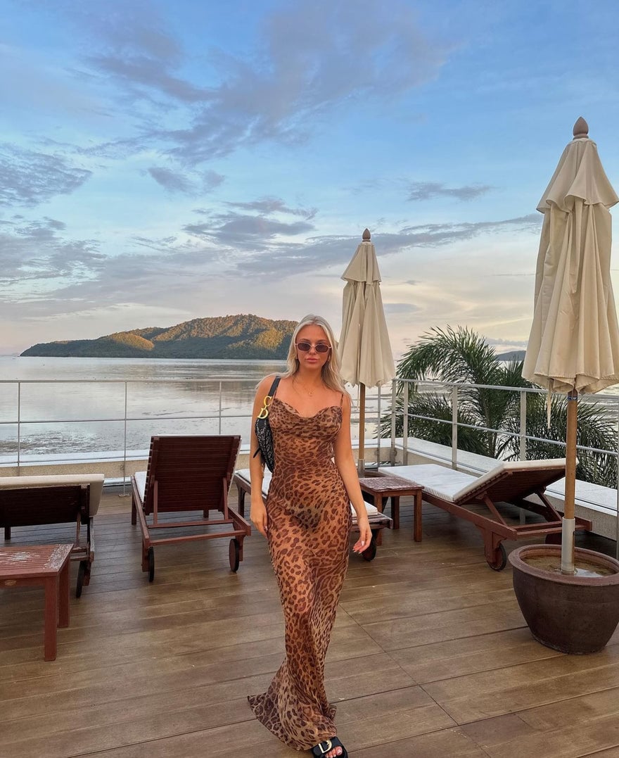 Rat & Boa Valentina Dress In Leopard photo 2