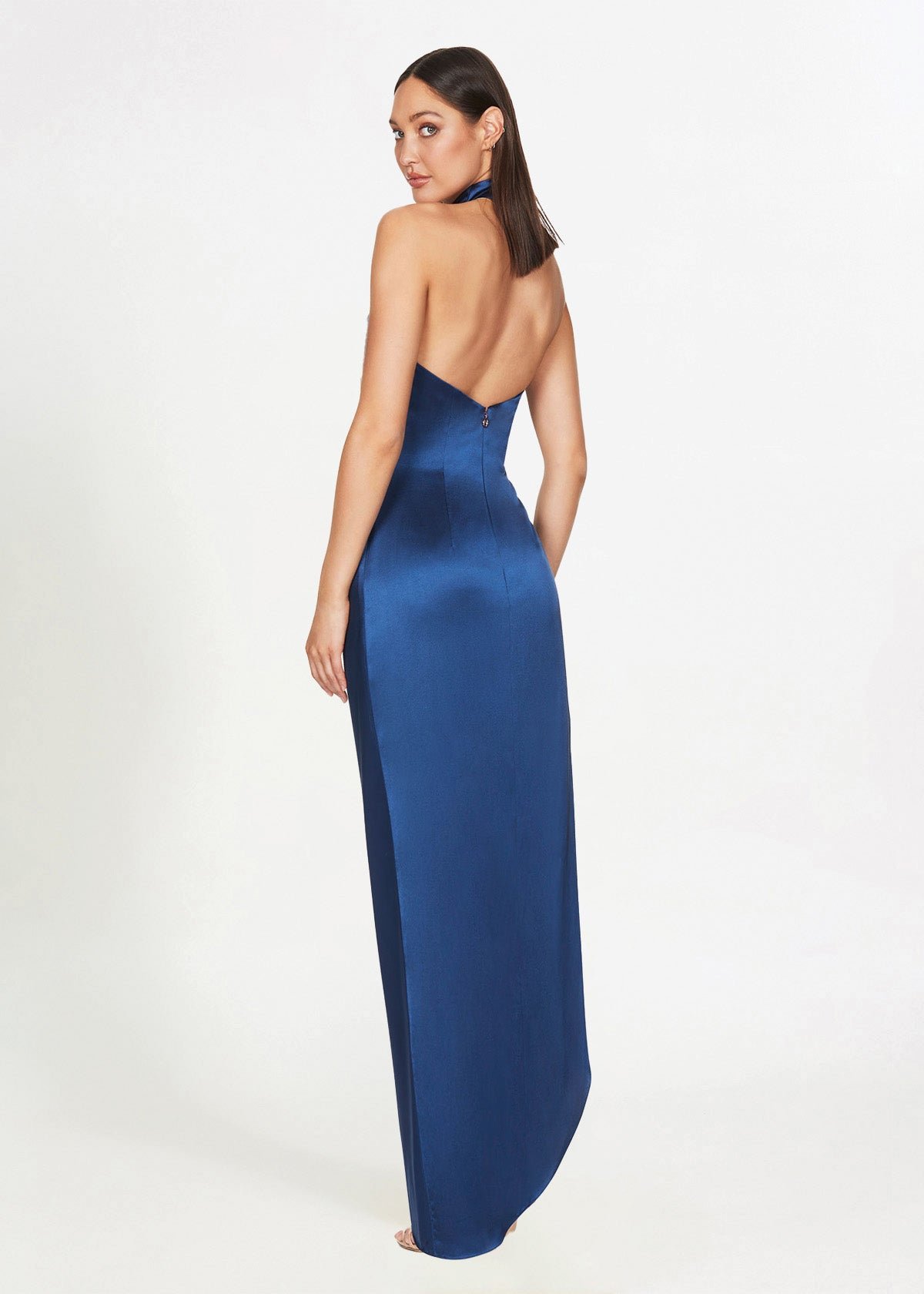 Amelia Halter Gown in Midnight photo 2