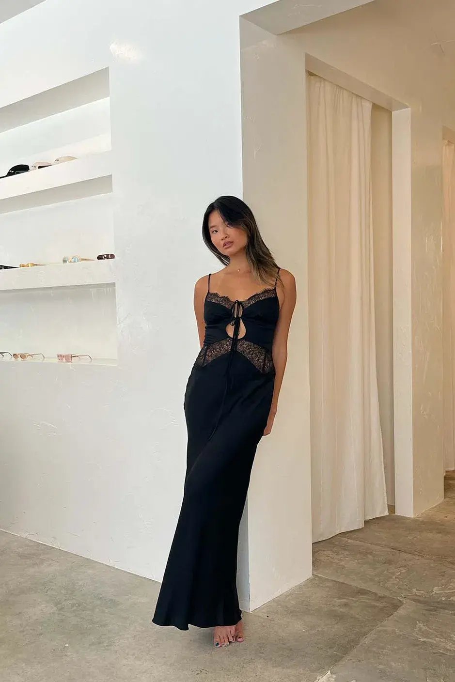 Bec & Bridge Nicolette Maxi Dress Black Size 8 photo 3