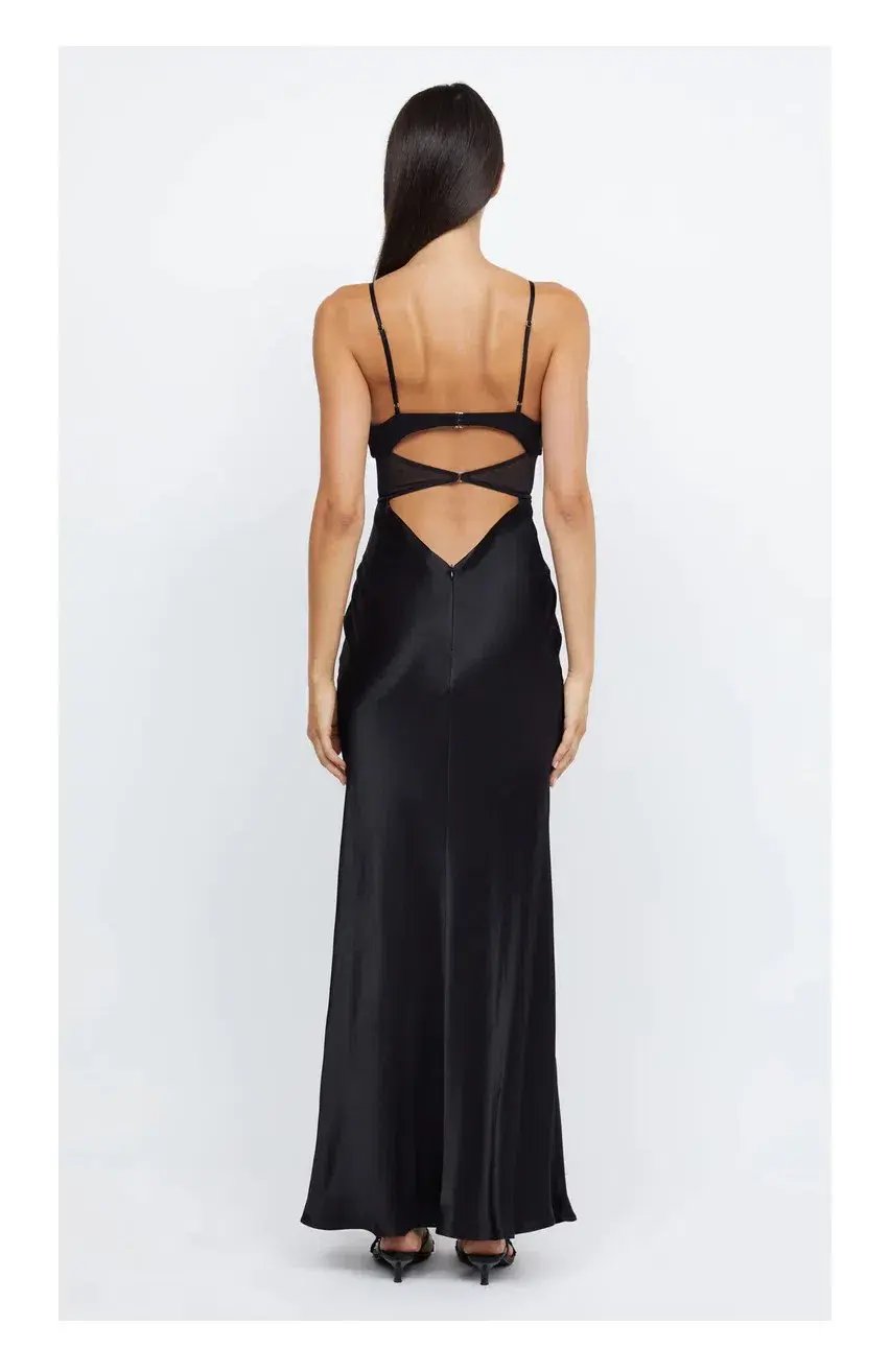 Bec and Bridge Ashton Cut Out Dress Black Size 6 photo 2