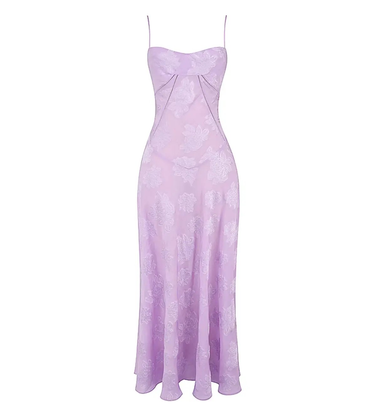 House Of CB Seren Lace Back Maxi Dress Orchid Floral Size S / AU 8 photo 4