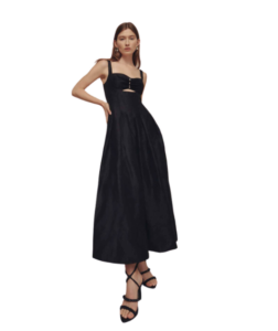 Aje Divinity Pearl Pin Midi Dress photo 6