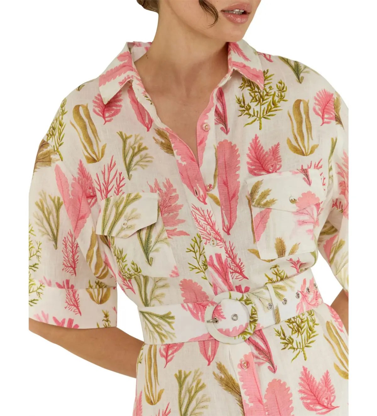 Palm Noosa Momento Dress in Sea Garden Print Size AU 6 photo 4