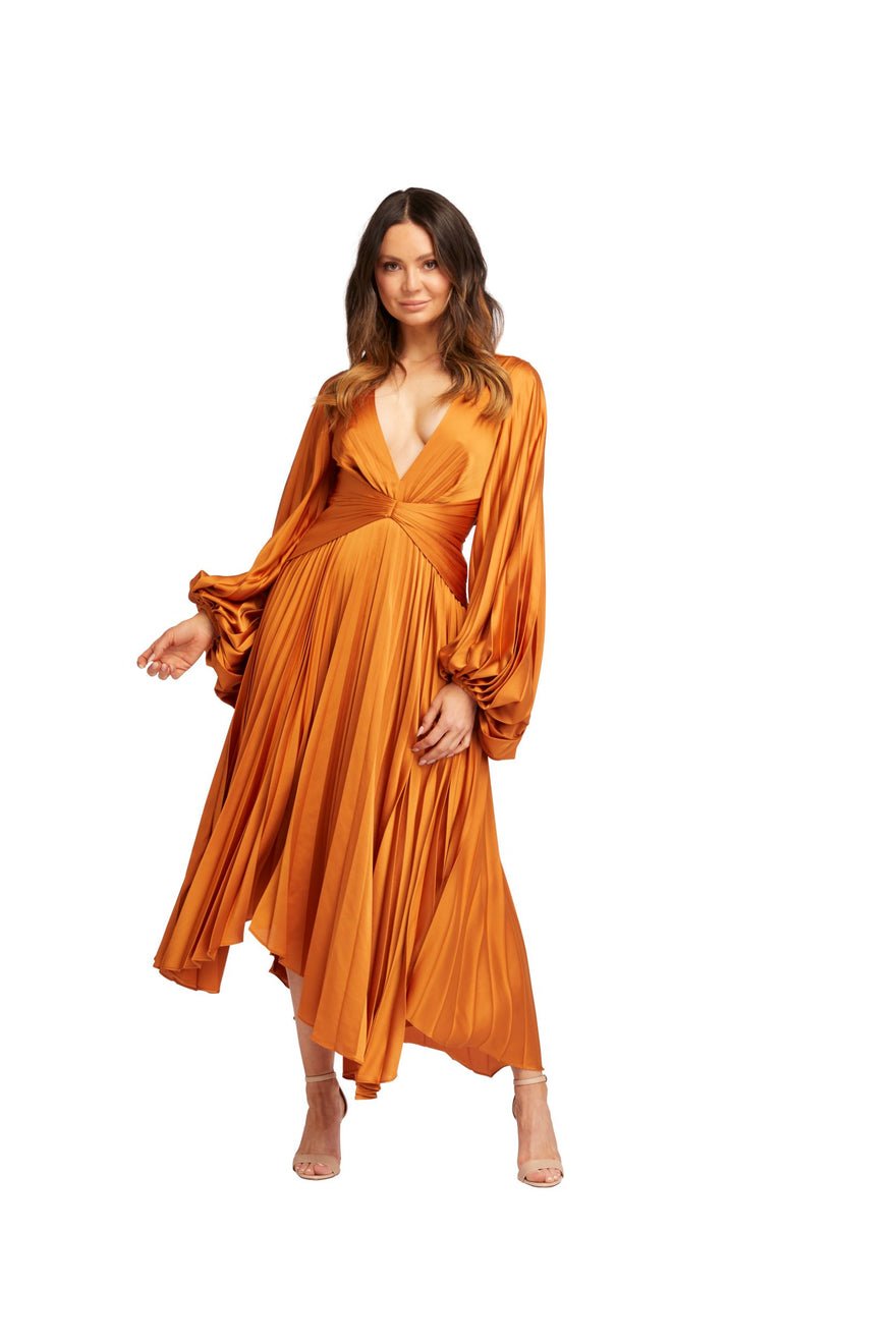 Acler Palms Dress - Tumeric photo 2