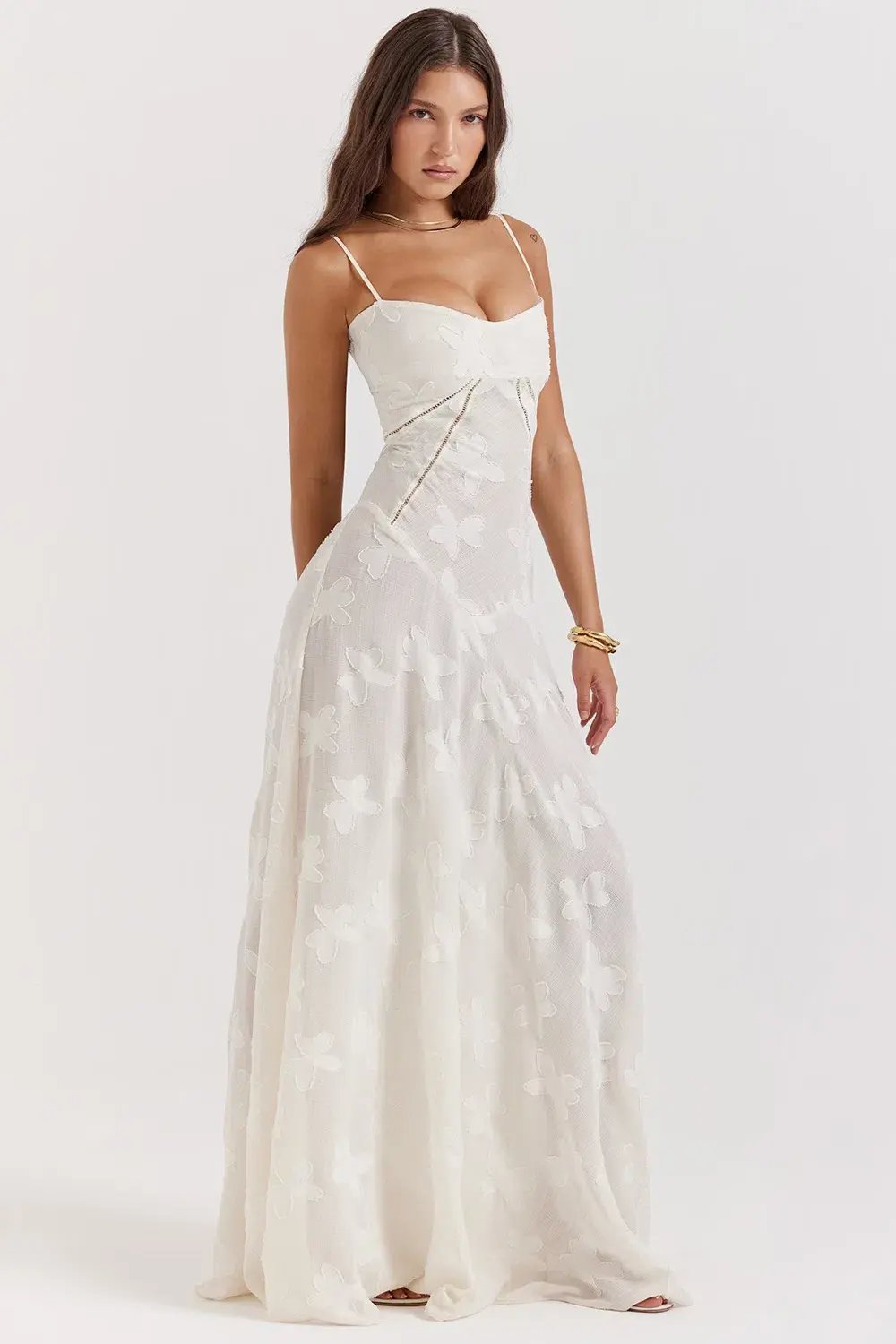 House of CB Seren Maxi Dress White Size XS / AU 6 photo 2