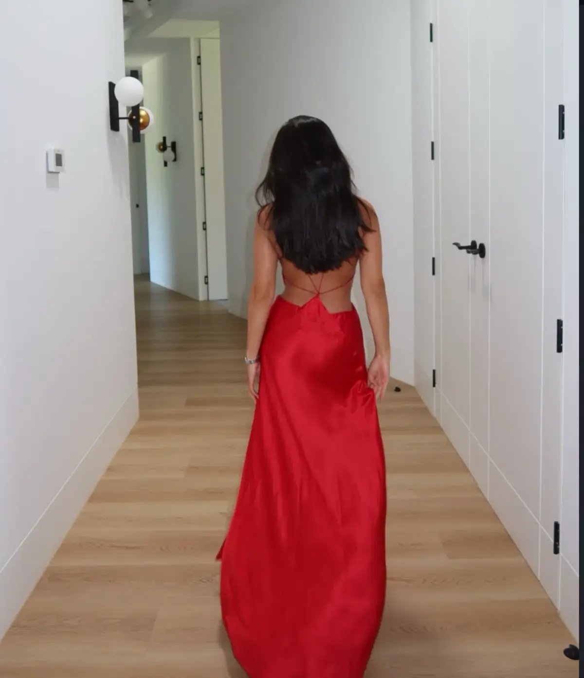 Michael Lo Sordo Tash Maxi Red Size AU 8 photo 3