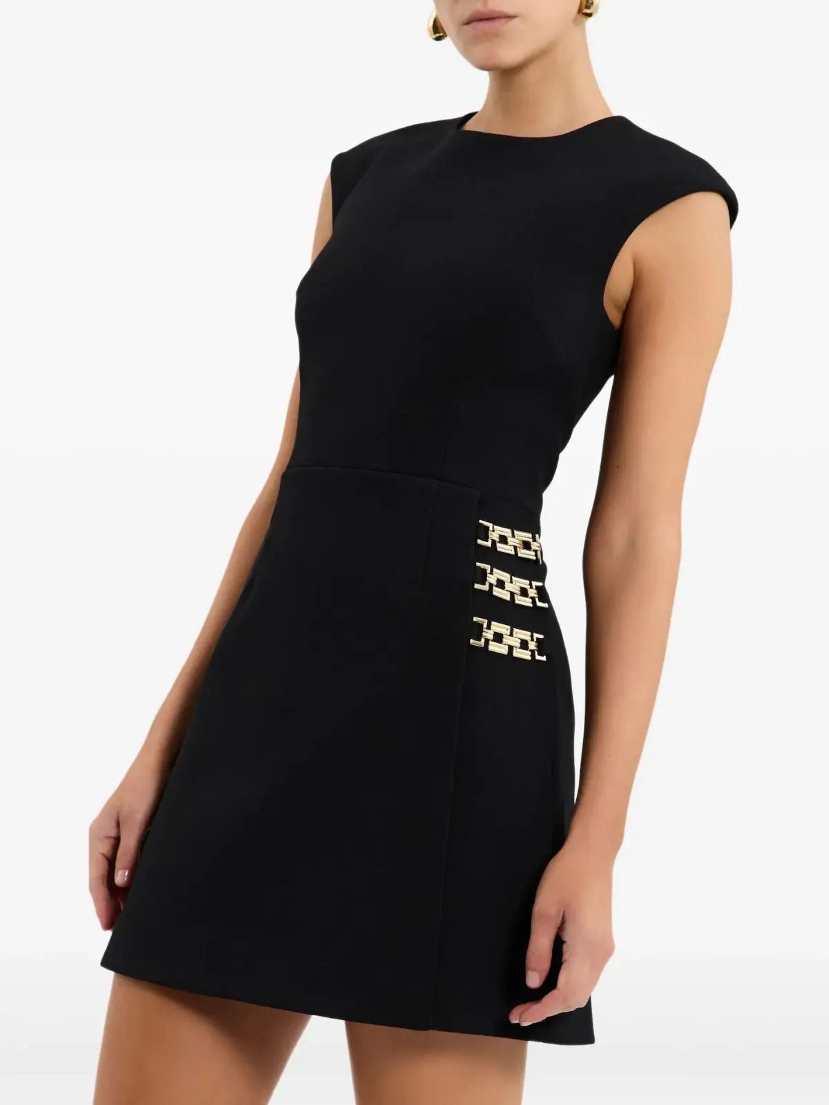 Rebecca Vallance Freyja Mini Dress Black Size 8 photo 2