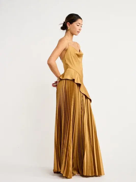 Acler Osullivan Dress Caramel Size 6 photo 2
