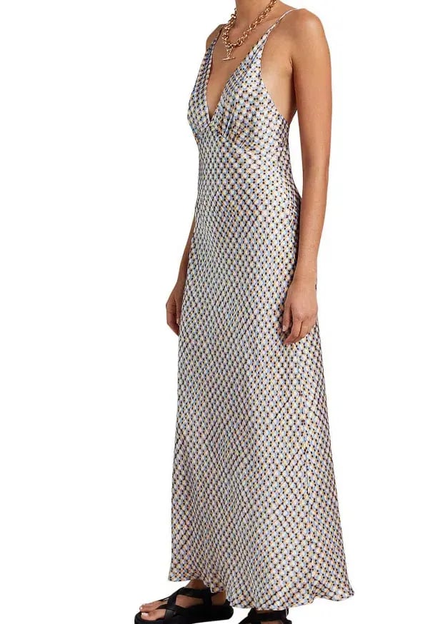 Bec & Bridge Frankie V Maxi Dress Multi Size 12 photo 2
