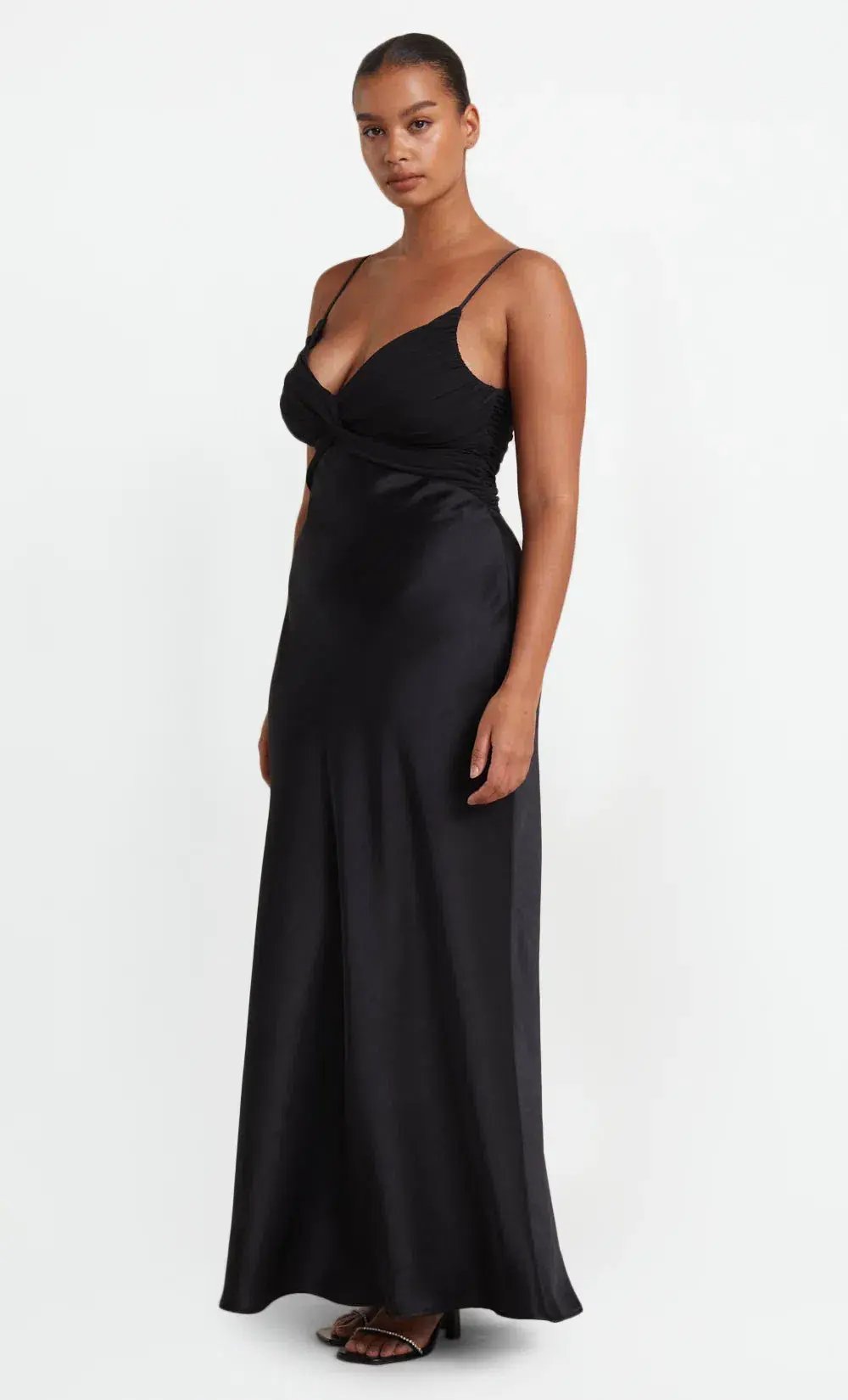 Bec & Bridge Hazel Twist Maxi Dress Black Size AU 10 photo 2
