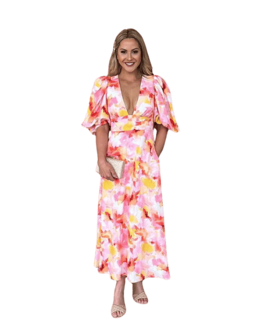Acler Hamilton Dress - Watercolour Floral Print photo 8