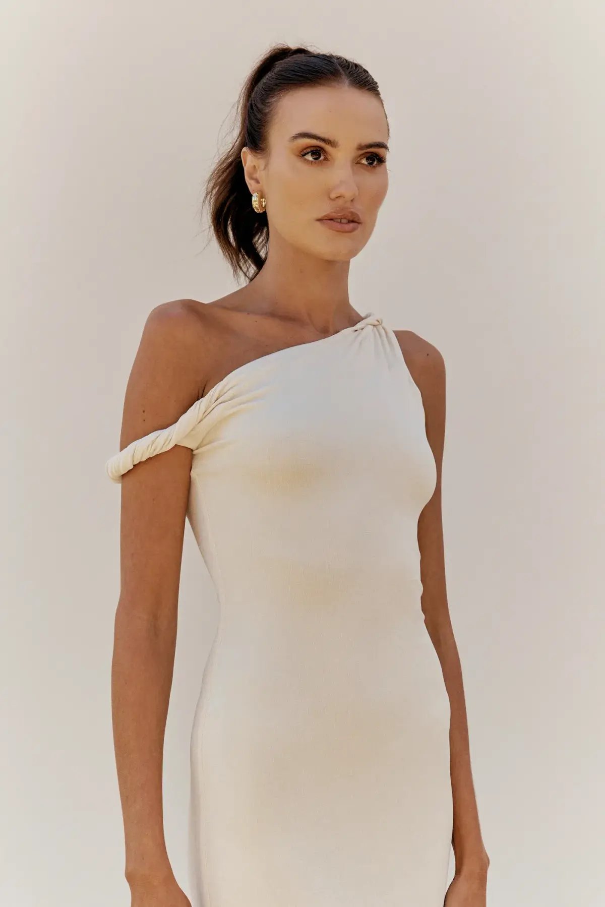 Johansen The Long Poppy Maxi Dress Cream Size M/Au 10 photo 3