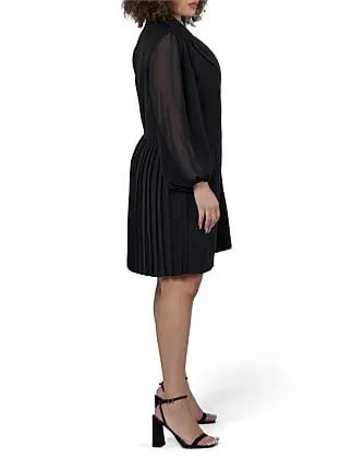 PINK DUSK-FEVERISH NIGHTS TUXEDO MINI DRESS photo 3