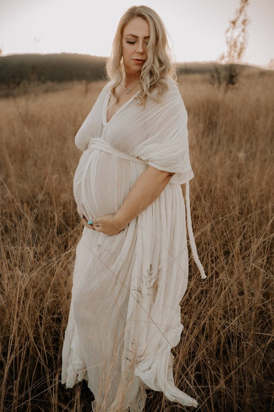 Chic Le Frique Ophelia Maxi Dress - Bone photo 4