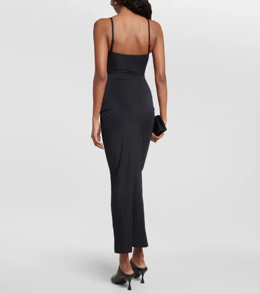 Christopher Esber Pierced Orbit Column Midi Dress Black Size 6 photo 3