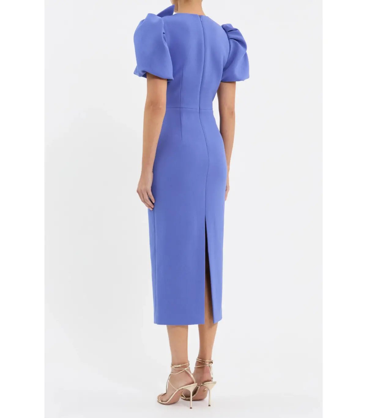 Rebecca Vallance Violetta Midi Dress in Periwinkle Blue Size AU 10 photo 3