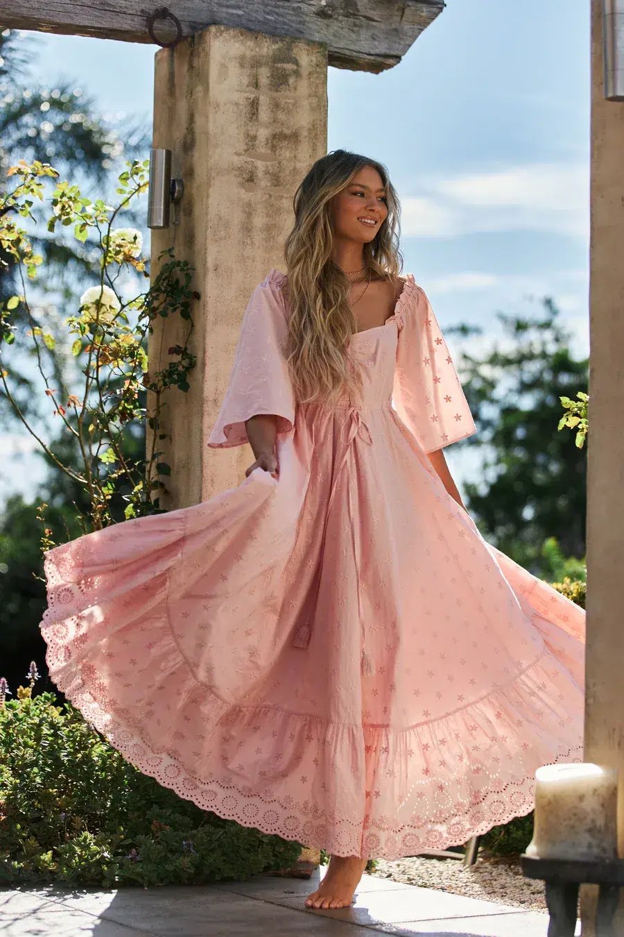 Coven & Co Starlight Gown Pink Size S/AU 10 photo 3