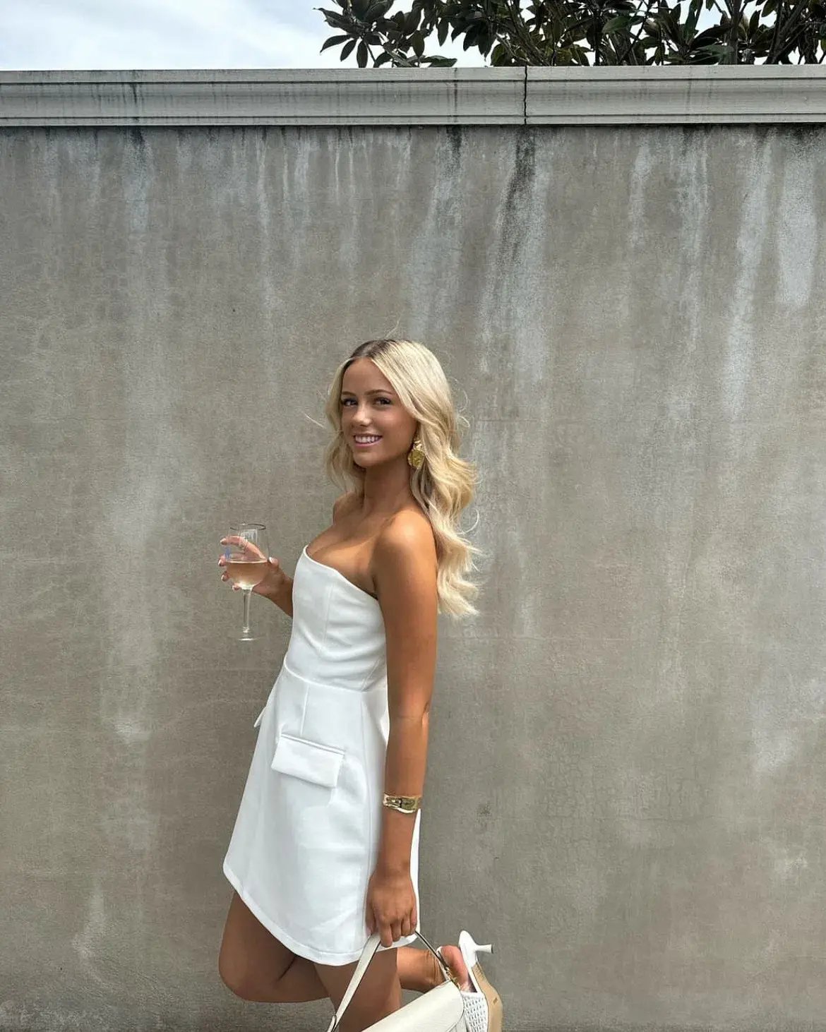 Odd Muse The Ultimate Muse Strapless Dress in White Size AU 8 photo 5