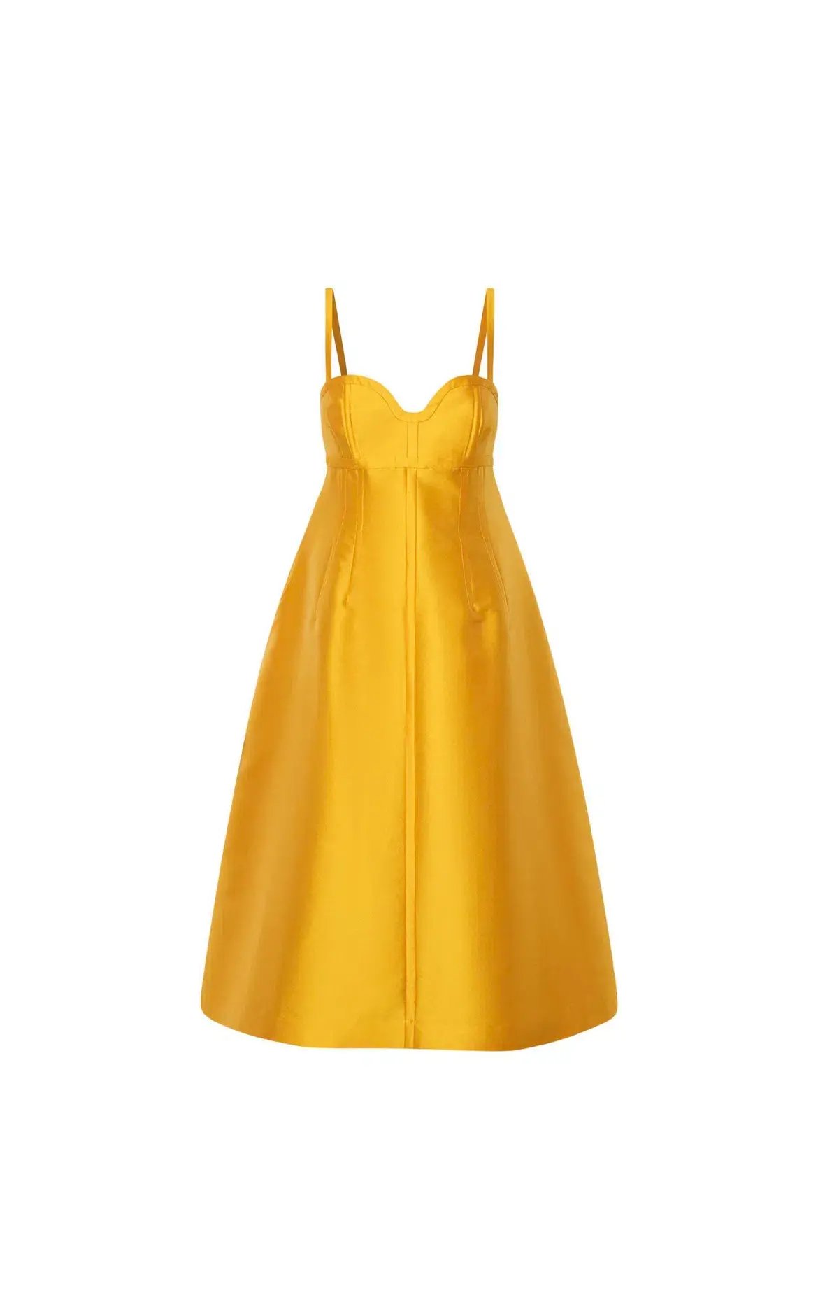 Oroton Sculptured Bodice Dress Marigold Size 10 photo 5