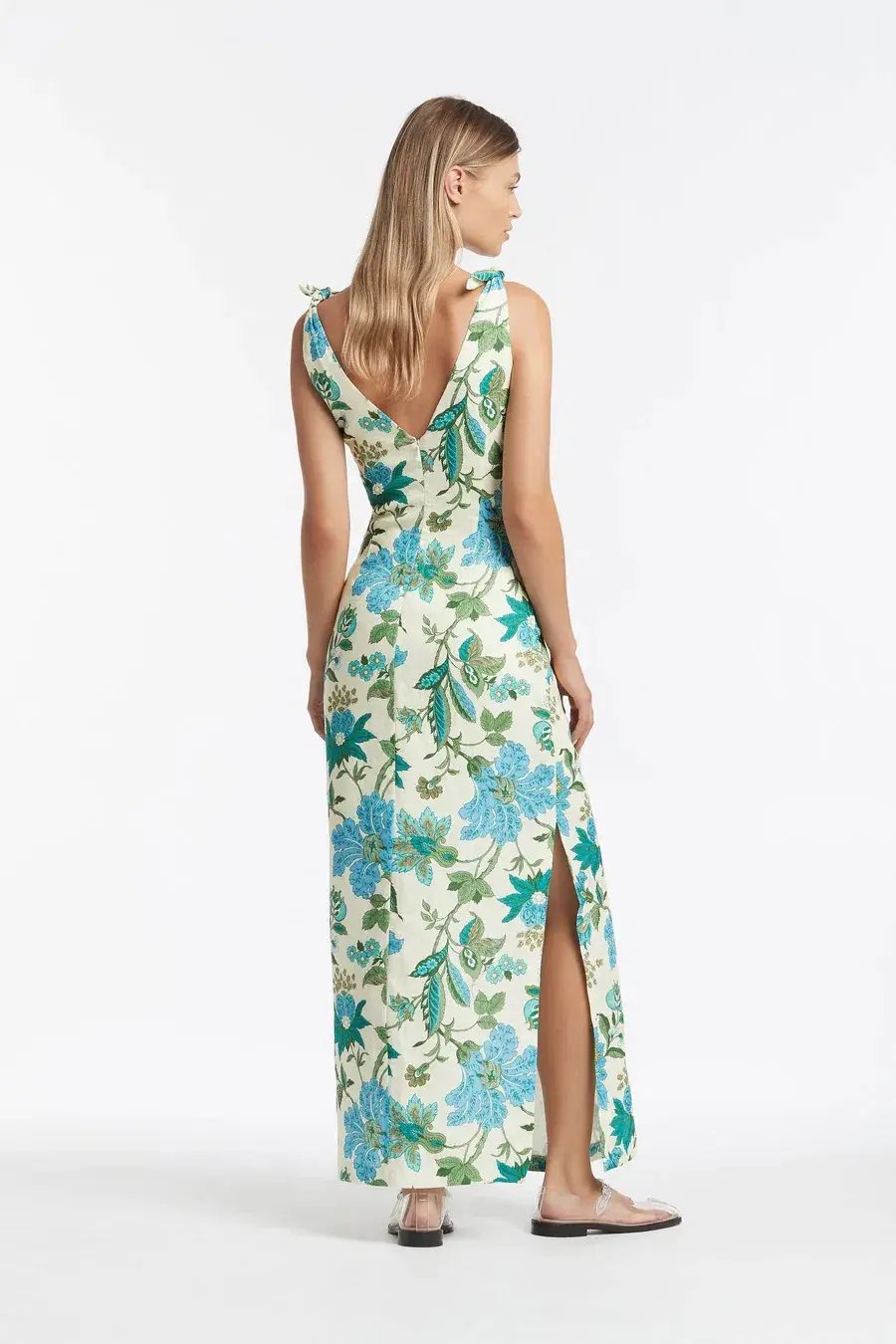 Sir the Label Alexandre Tie Midi Dress Marguerite Floral Print Size AU 8 photo 2