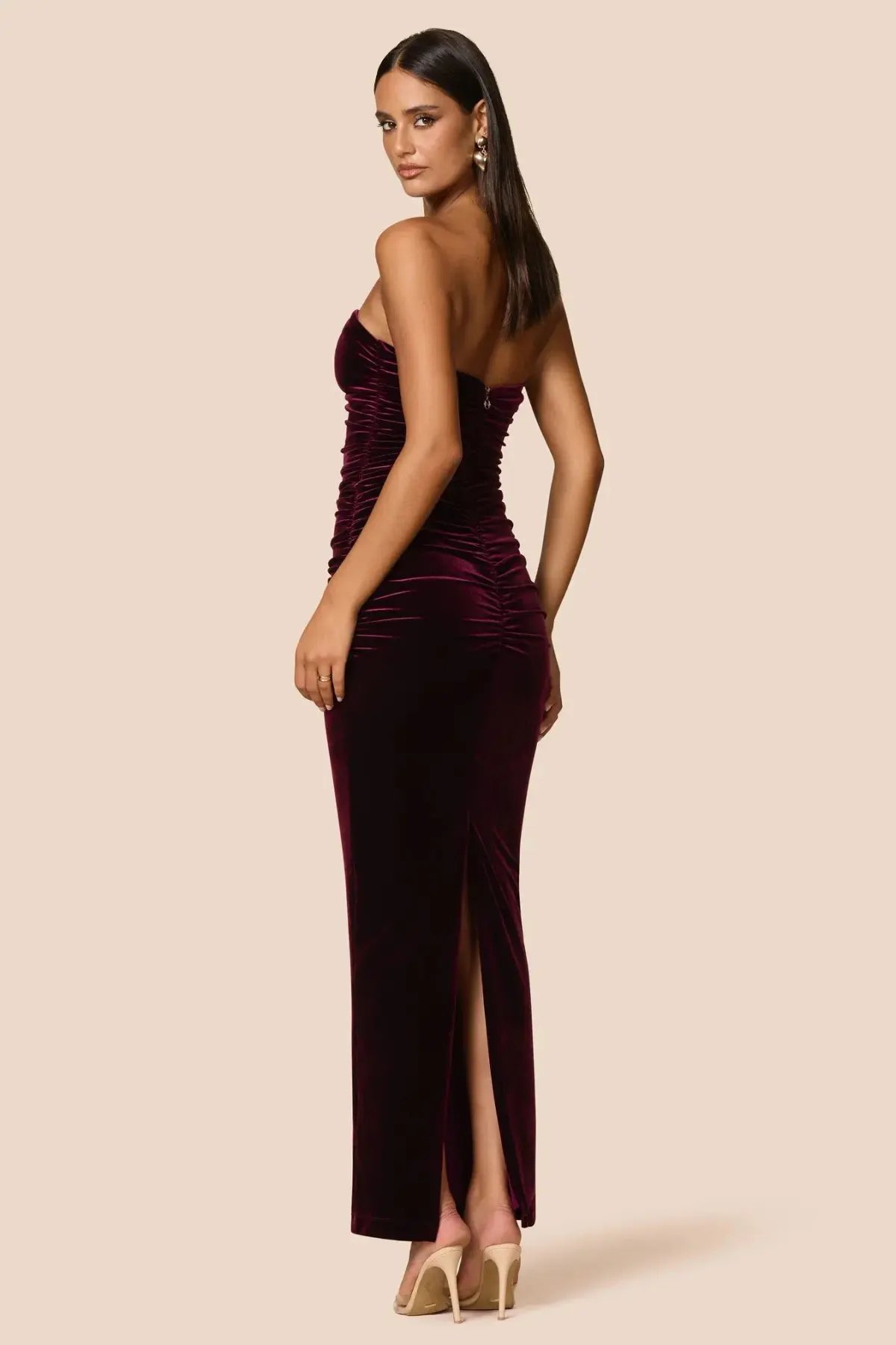 Love Nookie Nina Gown in Mulberry Size AU8 photo 4