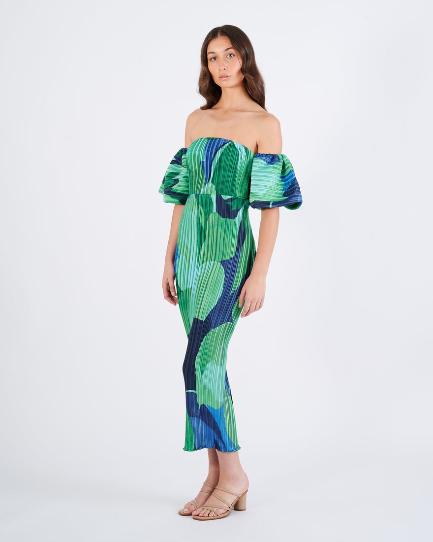 L'idée Sirene Sleeveless Gown - Capri Green photo 2