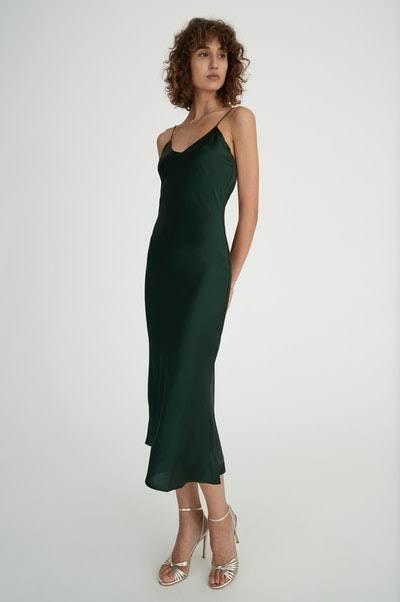 Hansen & Gretel Demi Silk Dress Black Size 8 photo 3