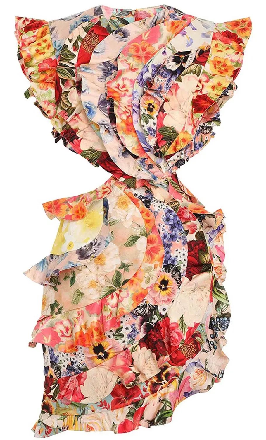 Zimmermann Wonderland Frill Mini Muti Size 1 / AU 10 photo 3