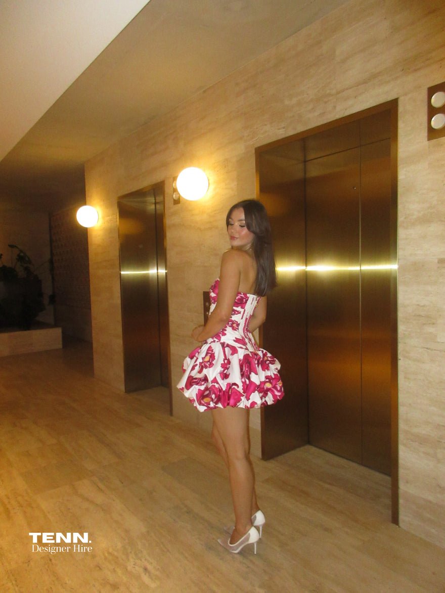 Aje Violette Mini Dress - Boldy Blooming photo 3