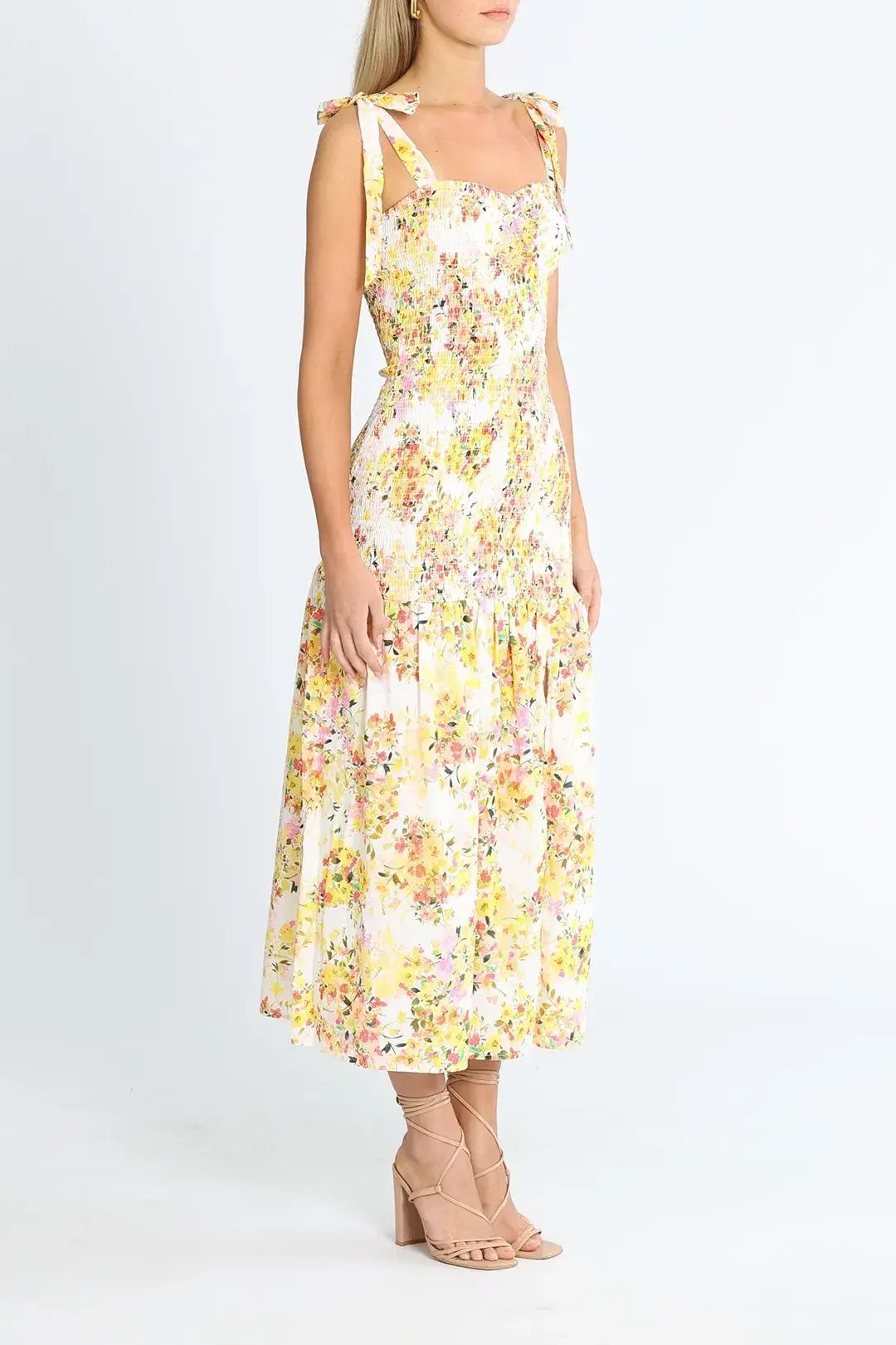 Talulah Sienna Midi Dress in Floral Size 10 photo 2