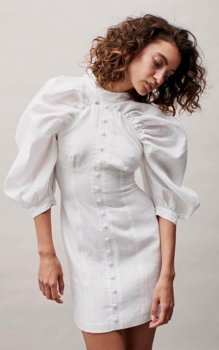 Joslin Studio Fluer dress white size 8 photo 3