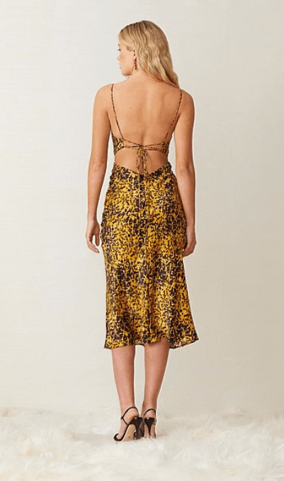 Bec & Bridge Turtle Rock Midi Dress Print Size 6 photo 3