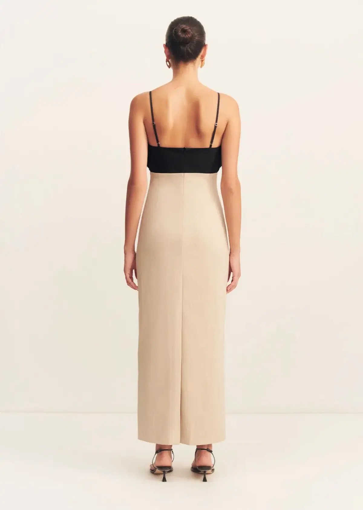 Shona Joy Campbell Bubble Bodice Midi Dress - Oat Milk size 10 photo 5
