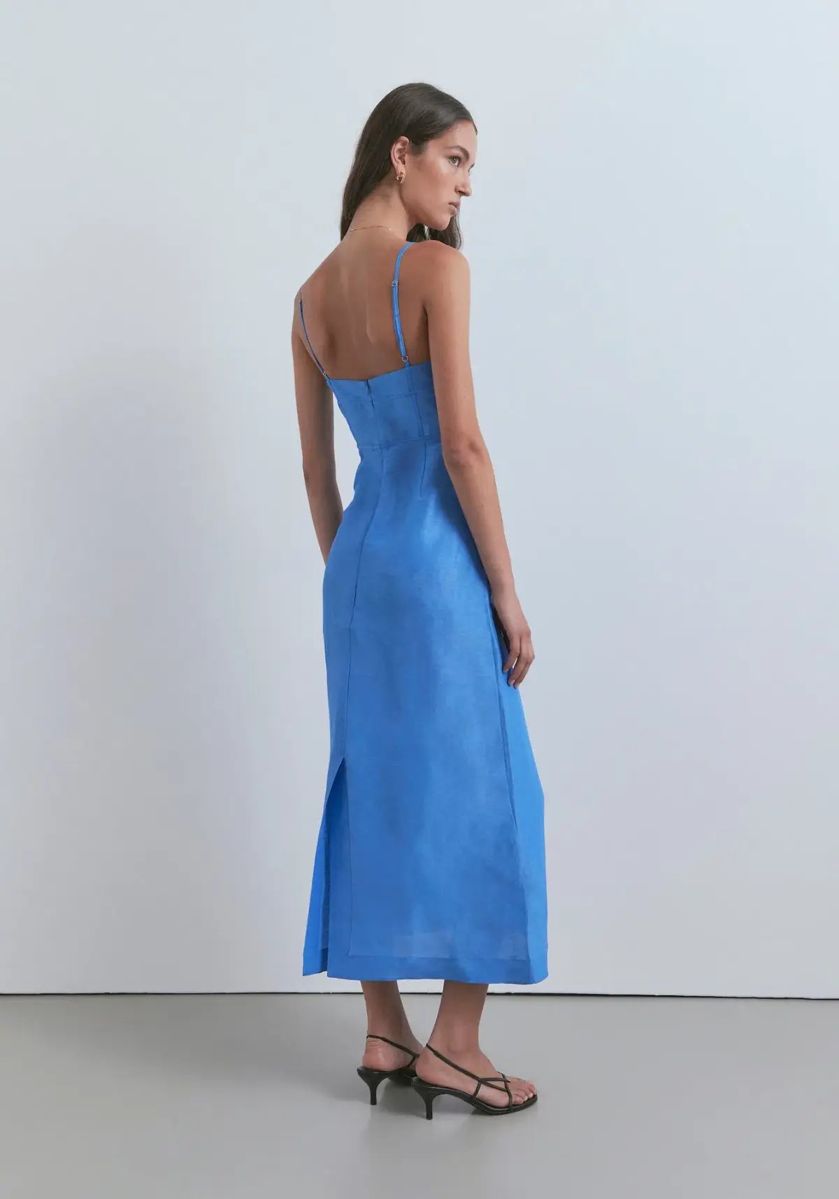 Viktoria & Woods Cornucopia Midi Dress Blue Size 14 photo 3