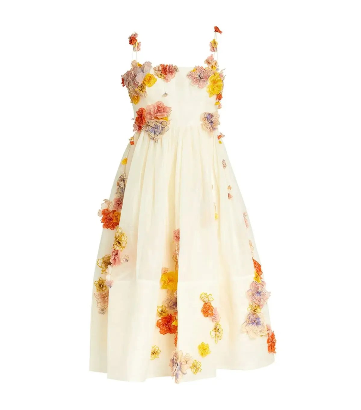 Zimmermann Floral Applique Midi Dress Floral Size 2 / Size AU 12 photo 3