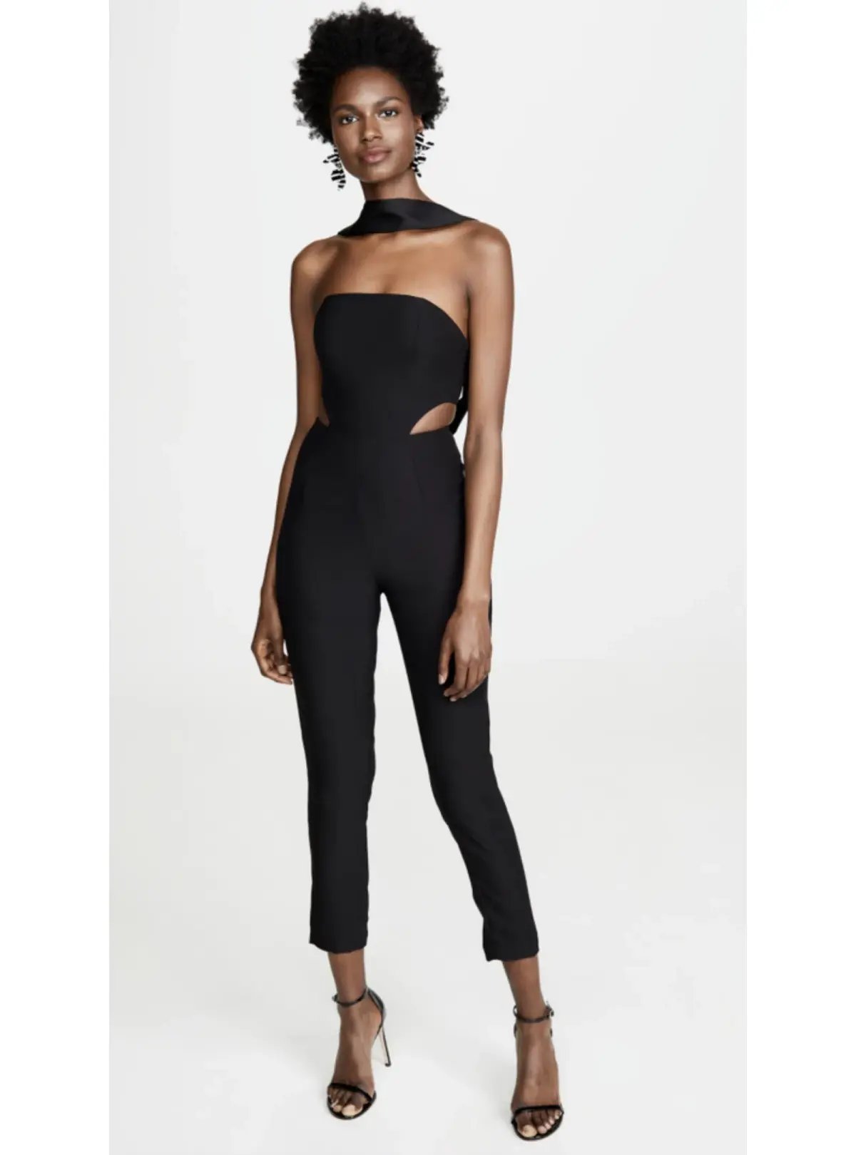 MISHA Christa Pantsuit Black Size 8 photo 3