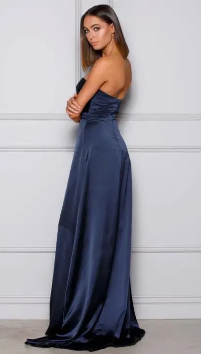 Elle Zeitoune Magnolia Dress Blue Size 10 photo 2