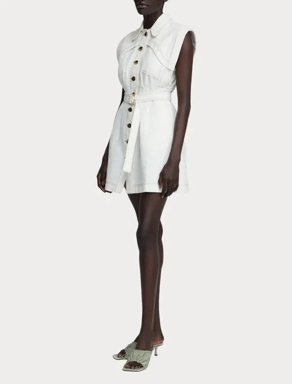 Acler Westcroft Dress White Size 8 photo 5